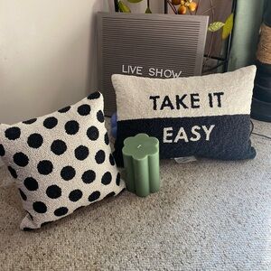 Kate Spade beaded accent throws